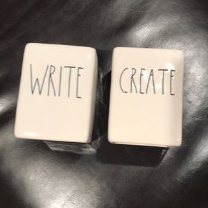 New Rae Dunn CREATE and WRITE